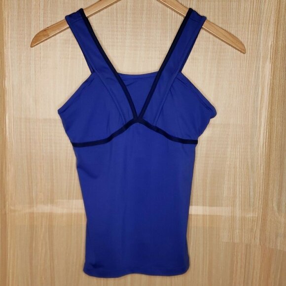 Nike Dri-fit Athletic Blue Tank Top  Medium - Picture 1 of 7